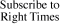 Subscribe to Right Times
