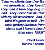 “I ask my clients how